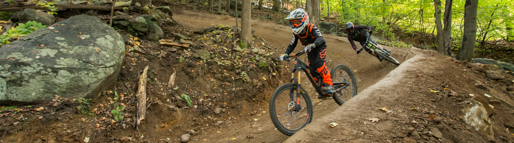 Downhill bike best sale on trails