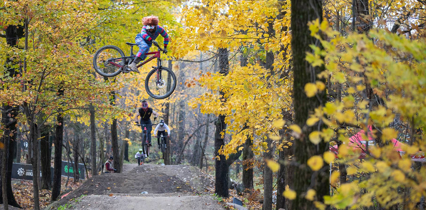 Action shot at Mountain Creek in Vernon New Jersey