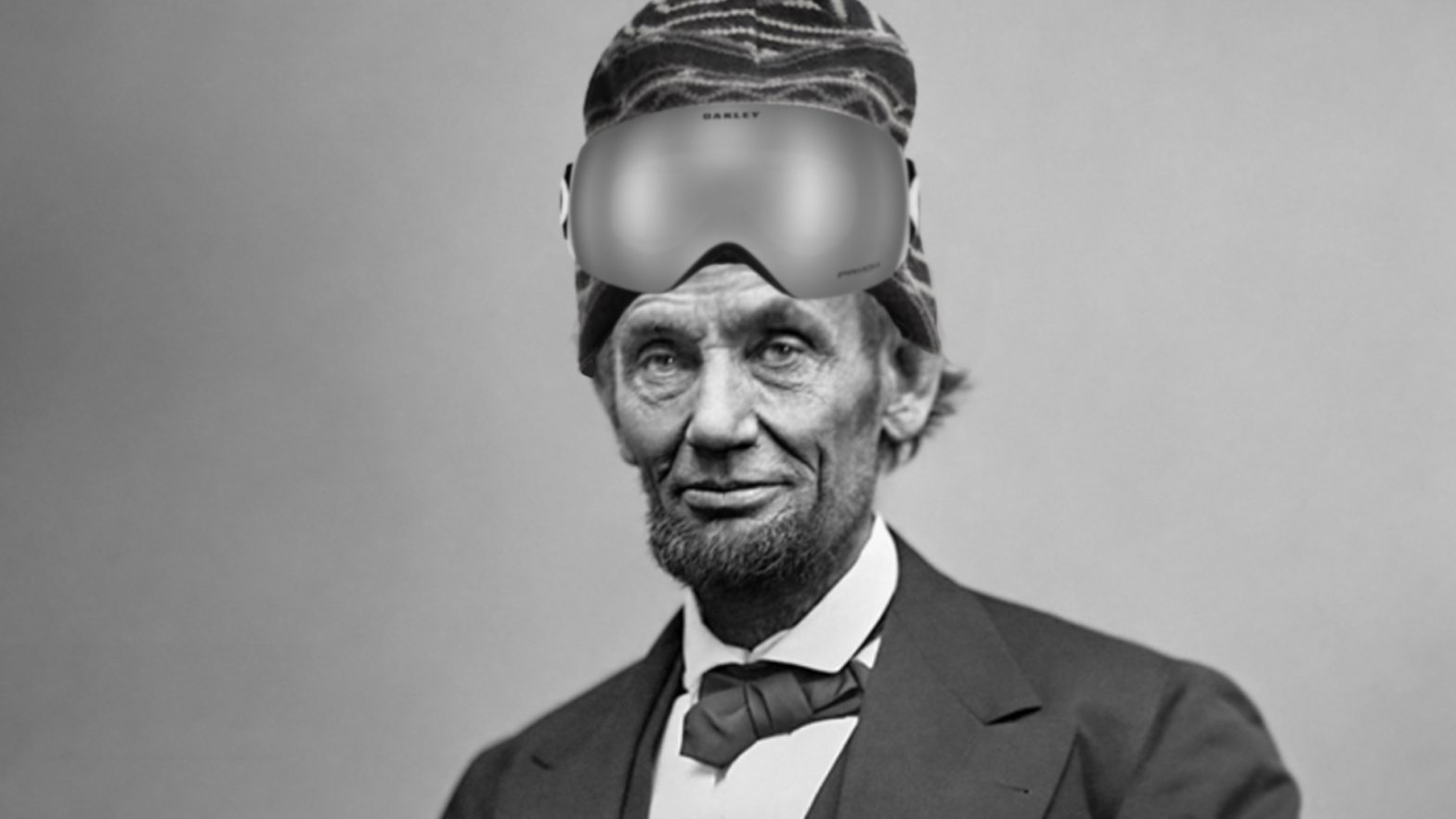 Winter version of Abraham Lincoln