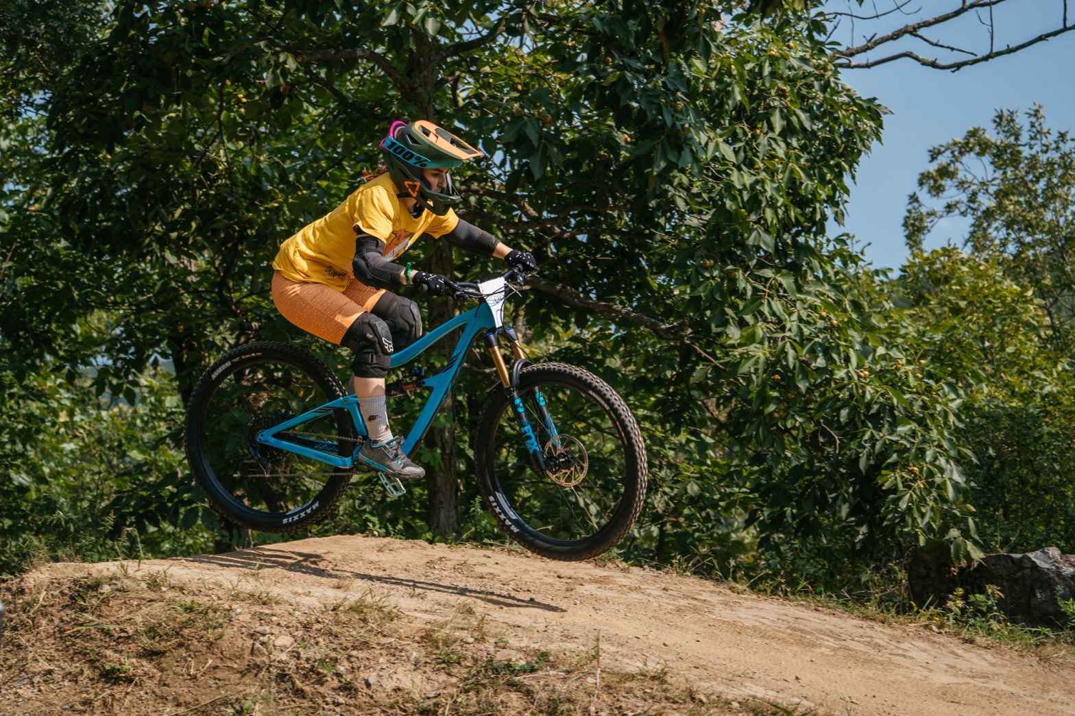 Action shot from the Mountain Creek Bike Park in Vernon New Jersey