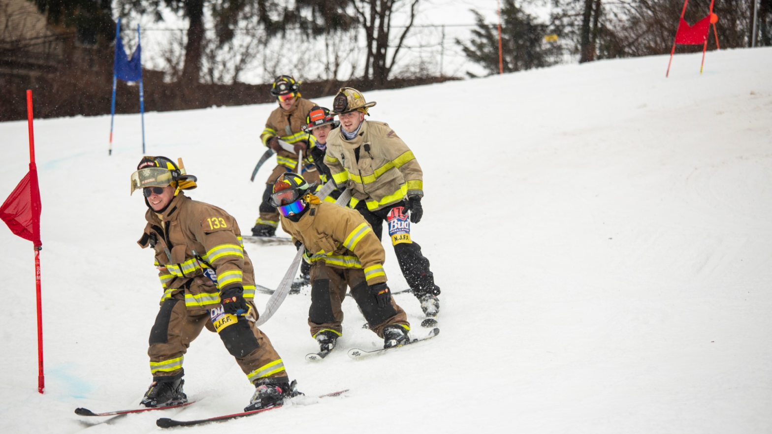 The Firemen's Race at Mountain Creek in Vernon, New Jersey.